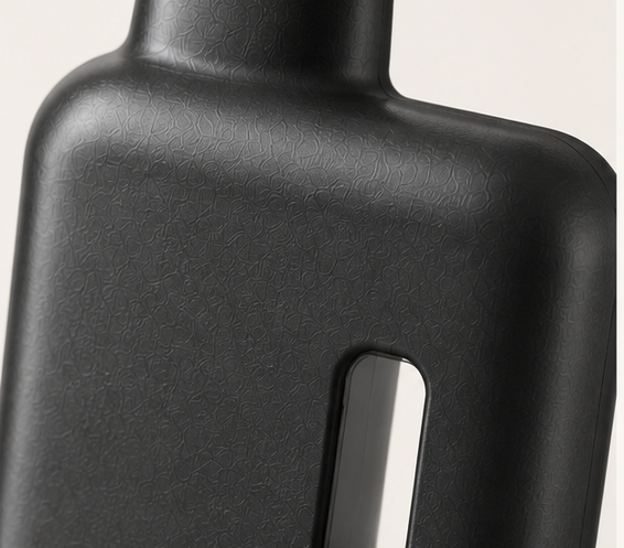 Nook compact matte-black 2mL empty disposable vape hardware — 2.0mL in a compact body