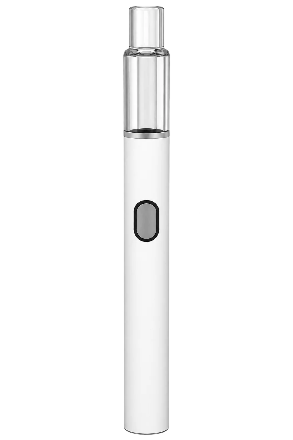 Briar empty 1.0mL glass AIO with its center airflow tube visible