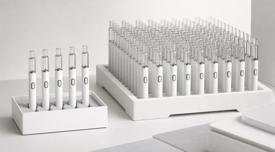 Briar 5-pack sample for empty disposable vape pen testing