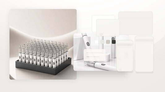 Briar hardware with blank Mylar and branding inquiry materials