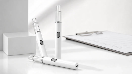 Empty disposable vape pen hardware components and assembly overview for B2B buyers