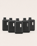 Nook compact matte-black 2mL empty disposable vape hardware — five-piece sample arrangement thumbnail