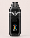 Lumen black dual-chamber empty disposable vape hardware front view with balanced studio spacing thumbnail