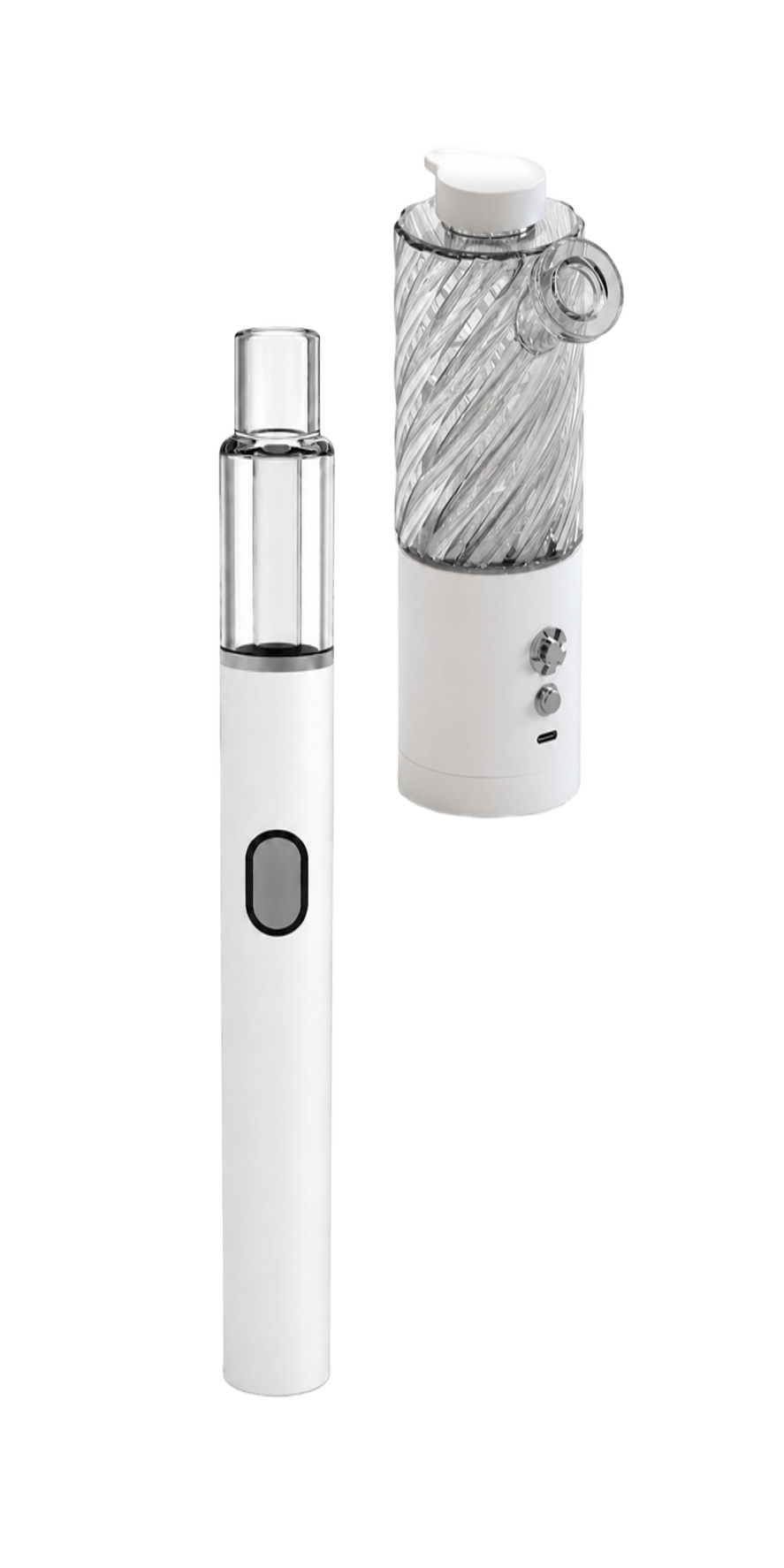 Briar Glass AIO empty vape hardware and FunFuse E-Rig for cannabis oil and concentrate sessions