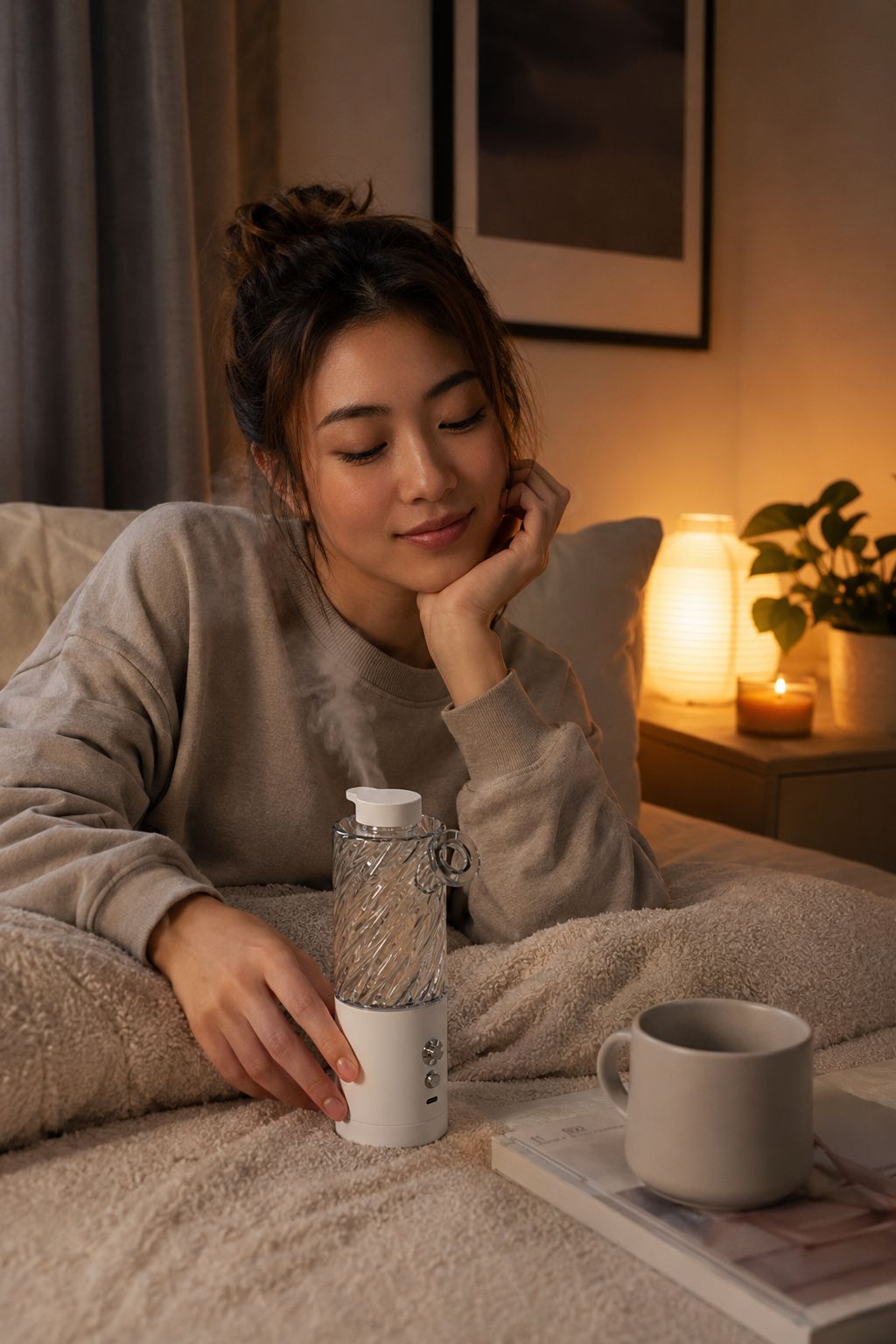 FunFuse E-Rig evening bedroom lifestyle moment