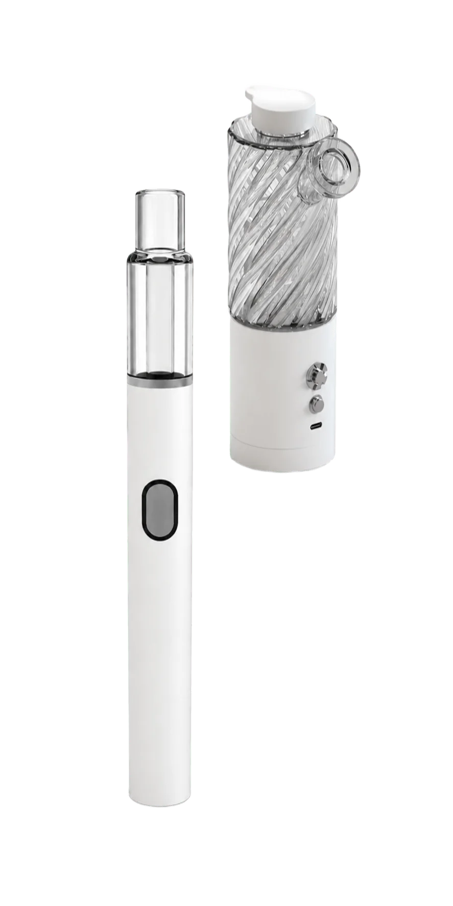 Briar Glass AIO empty vape hardware and FunFuse E-Rig for cannabis oil and concentrate sessions