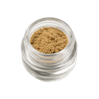 Bubble hash cannabis concentrate in a glass jar for extract format support