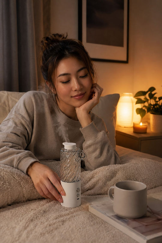 FunFuse E-Rig evening bedroom lifestyle moment